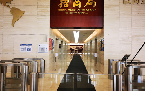 外运大厦大堂闸机