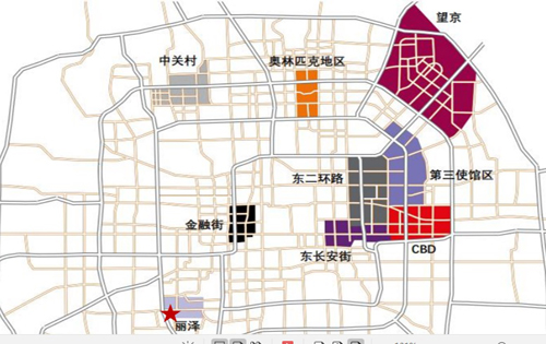平安幸福中心区位图