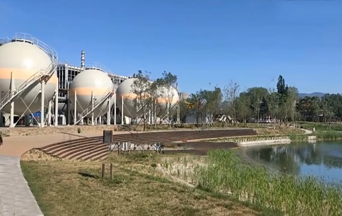 首钢园贮气罐