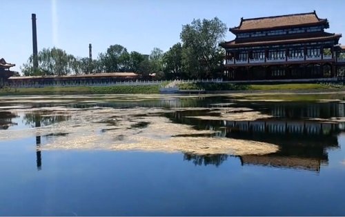 首钢园湖心岛