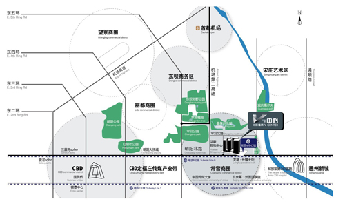 北辰福第V中心地图