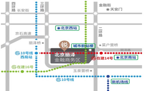 远洋锐中心地图