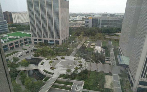 中航技广场俯瞰图