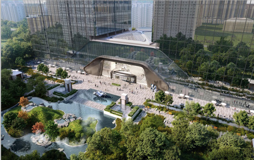 丽金智地中心全景图